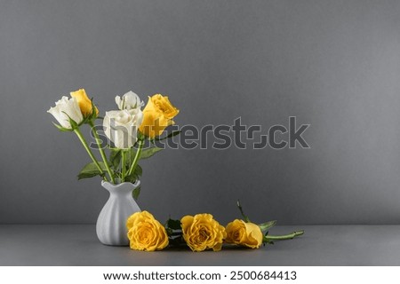 Similar – Image, Stock Photo Yellow rose in detail