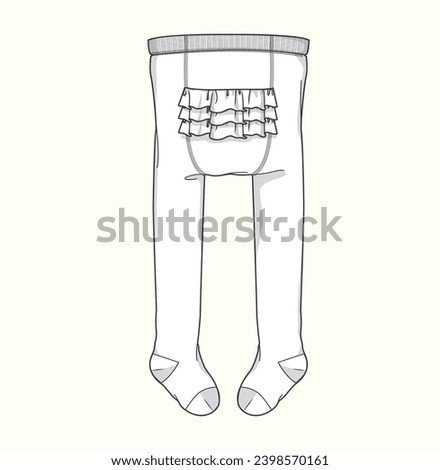 Similar – Image, Stock Photo Baby legs in jeans on pier