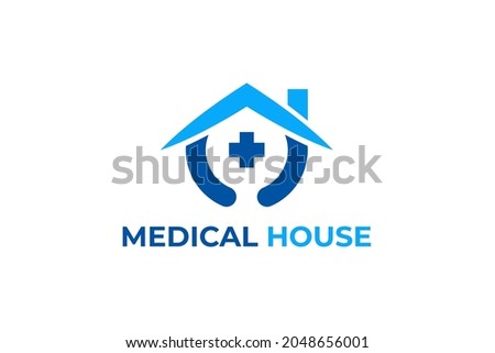 Logo Design for medical home circle  sign modern template