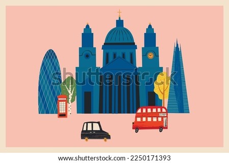 Similar – Image, Stock Photo Double St Pauls Cathedral