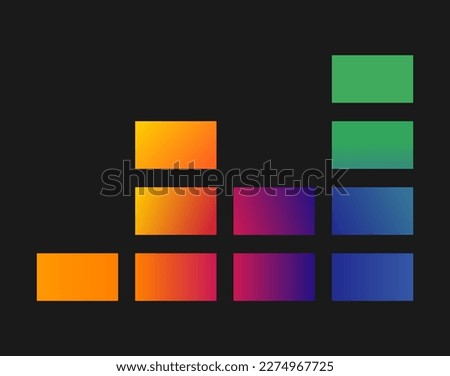 logo sign isolated social media digital famous full color vector template signal music icon internet symbol black background vector 10 eps.
