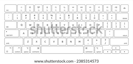 Vector modern computer keyboard background. technology. vector 10 eps.