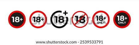 Similar – Image, Stock Photo Prohibition sign at an industrial plant.