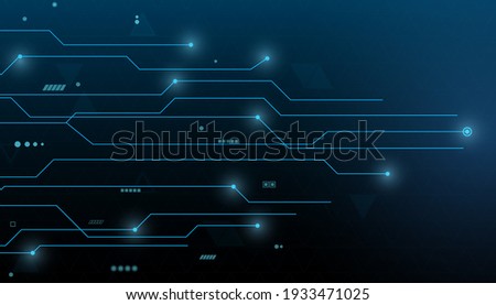 Vector Abstract technology circuit lines. Technology vector background.Eps10 vector illustration.