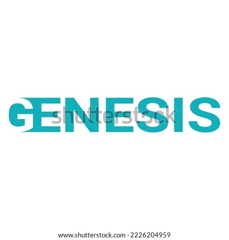 Simple and Modern Genesis Logo