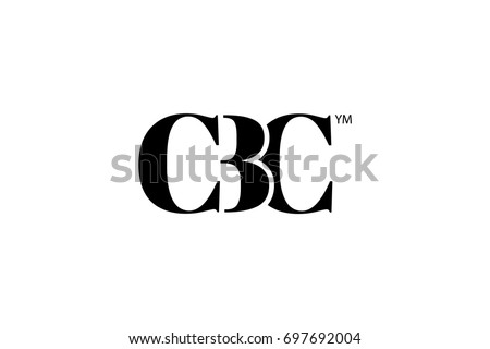 CBC Logo Branding Letter. Vector graphic design. Useful as app icon, alphabet combination, clip-art, and etc.