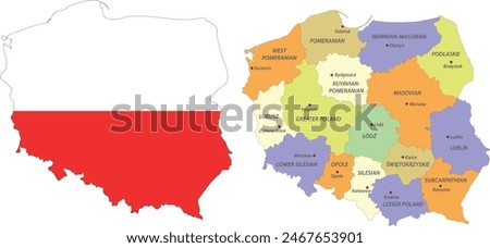 Denmark Map with Waving Flag Vector Illustration Waving Denish Flag Inside Country Map Vector Graphic