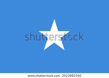 National flag Federal Republic of Somalia