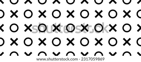 diagonal x o seamless pattern