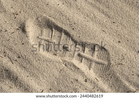 Similar – Image, Stock Photo Crime Scene | Tracks in the Snow