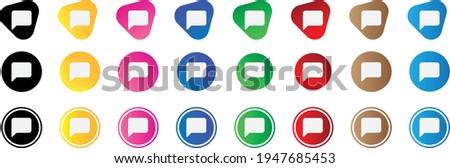 chat left fill icon . web icon set . icons collection. Simple vector illustration.