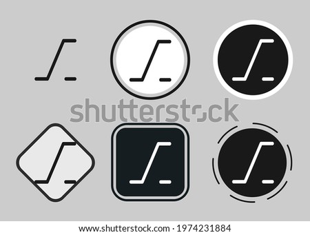 alt icon . web icon set. Collection of high quality black outline logo for web site design and mobile dark mode apps. Vector illustration
