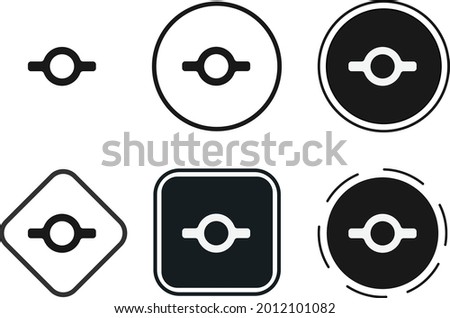 git comm iticon set. Collection of high quality black outline logo for web site design and mobile dark mode apps. Vector illustration on white background