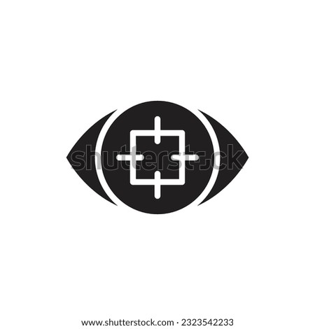 Sight Shape Outline  Icon Vector Illustration