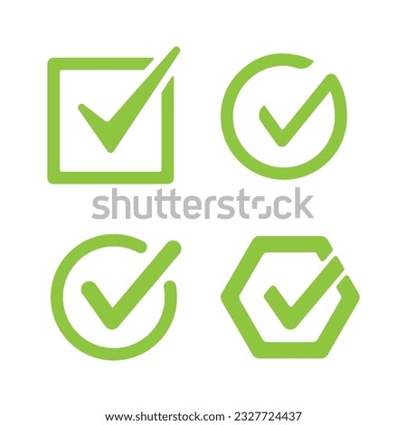 Green Checklist 2 Icon Vector Illustration