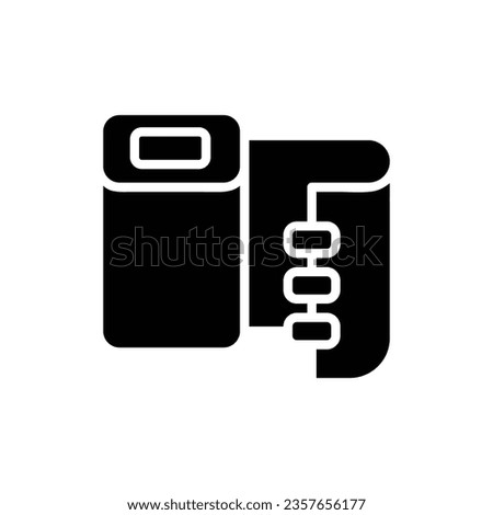 Red Bandage Filled Icon Vector Illustration