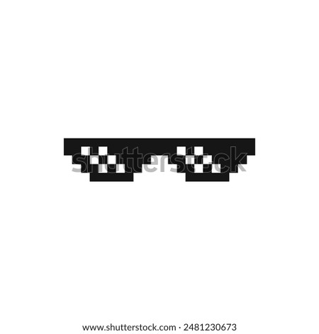 Eyewear Sun Protection Sunglass Vector Illustration