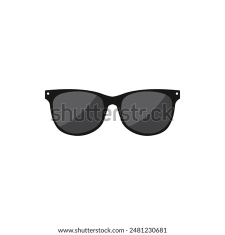 Eyewear Sun Protection Sunglass Vector Illustration