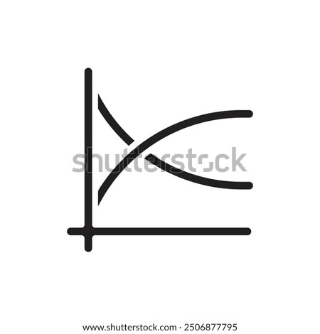 Math Logarithm Filled Icon Vector Illustration