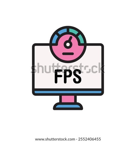 Esports Fps Icon Vector Illustration