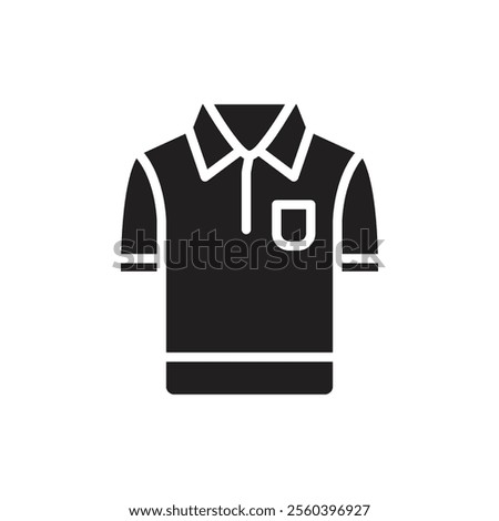 Archery Shirt Filled Icon Vetor Illustration