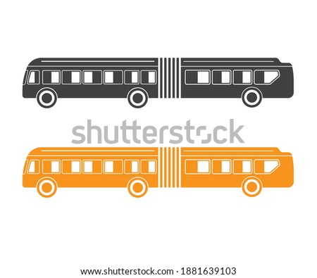 Bus Illustration, Muni Bus Vector, Bus Sign Symbol Icon Vector