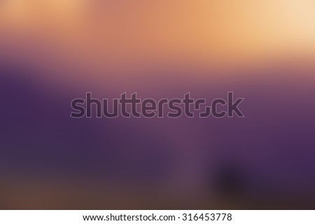 Summer abstract nature background with blue sky in the back. Summer or autumn sunset