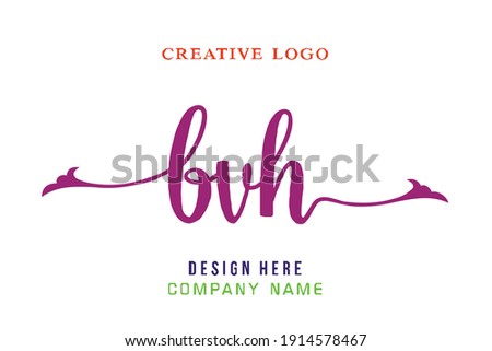 BVH lettering logo is simple, easy to understand and authoritative