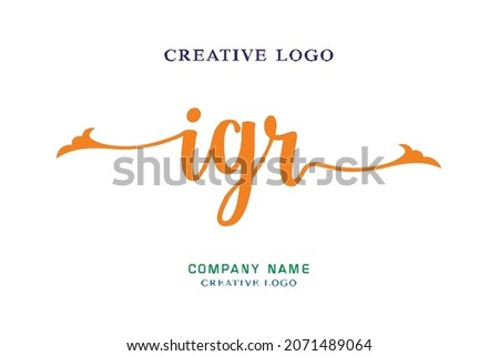 IGR lettering logo is simple, easy to understand and authoritative