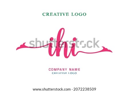 IHI lettering logo is simple, easy to understand and authoritative