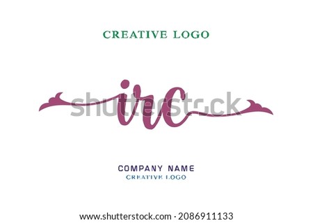 IRC lettering logo is simple, easy to understand and authoritative