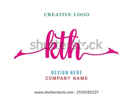 KTH  lettering logo is simple, easy to understand and authoritative