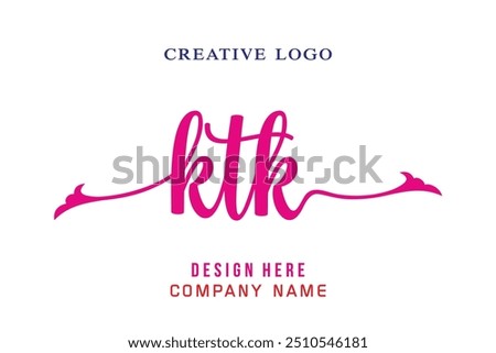 KTK  lettering logo is simple, easy to understand and authoritative