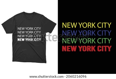 New York City T-Shirt Vector Design, New Yorker Shirt, NYC Shirt, New York Shirt, East Coast Shirt, New York Lover Gift