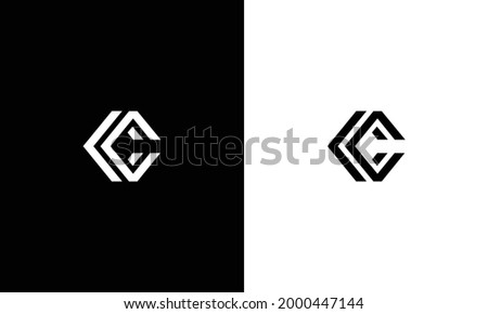 Creative and Minimalist Letter CC Logo Design