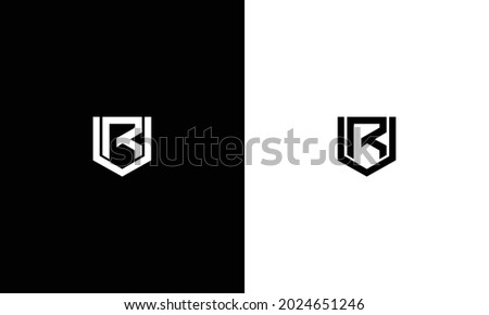 UR, RU vector logo monogram