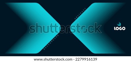 Techno abstract background Hi-tech wallpaper abstract light diagonal arrow background with gradations of bright blue