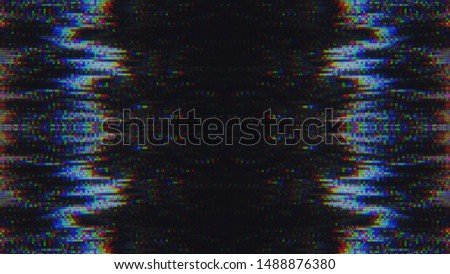 Unique Design Futuristic Abstract Digital Pixel Noise Glitch Background Stock foto © 