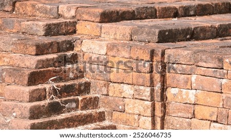 Similar – Image, Stock Photo neatly patched wall