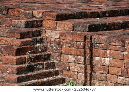 Similar – Image, Stock Photo neatly patched wall