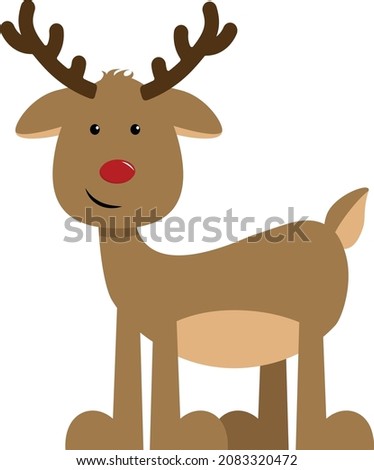 Rudolph The Red Nosed Reindeer Drawing | Free download on ClipArtMag