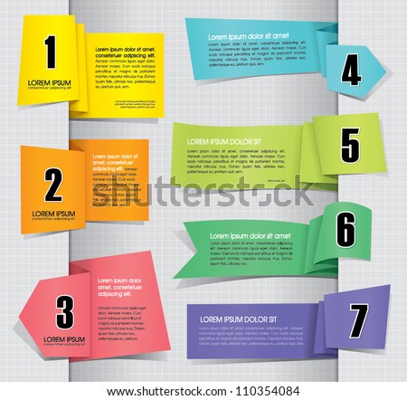Set of Paper Tag Labels