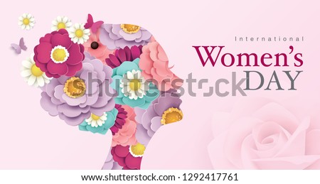 Similar – Image, Stock Photo flower petal on female breast VIII