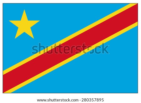 Democratic Republic of the Congo flag