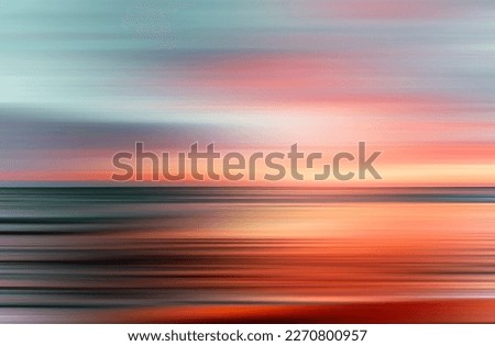 Similar – Image, Stock Photo sunset on water surface