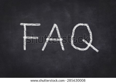 FAQ - chalk board / chalkboard - frequently asked questions