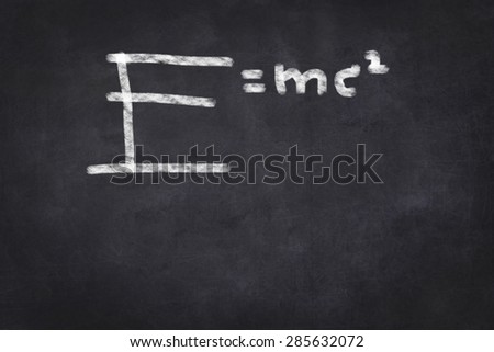 Formula chalk board / chalkboard