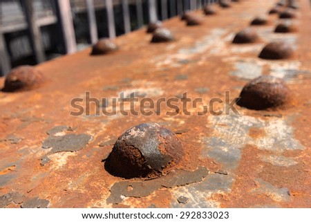 old rusted steel - rusty metal texture / rust texture