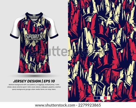 Abstract background with grunge pattern, ready to print, sublimation design, soccer jersey design