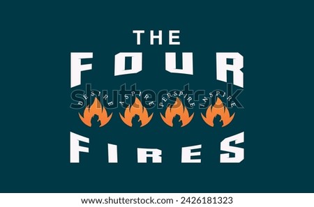 fire logo design styles orange